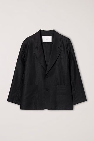 UNISEX SOFT TAILORED JACKET BLACK