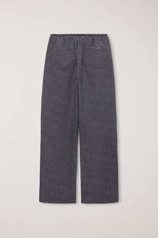 PAJAMA STRING PANTS BLACK CHECK