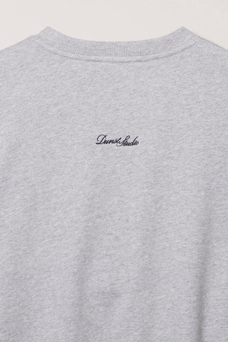 UNISEX ARCH LOGO SWEATSHIRT MELANGE GREY