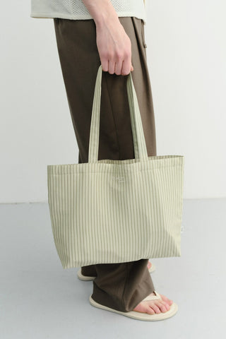 STRIPE EASY SHOPPER OLIVE STRIPE
