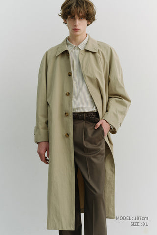 UNISEX REFINED MAC COAT KHAKI