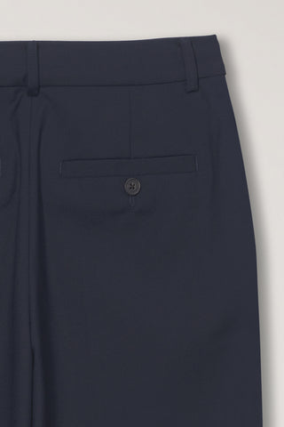 STRAIGHT SLACKS NAVY