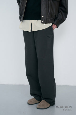 UNISEX STRAIGHT SWEATPANTS SOFT BLACK
