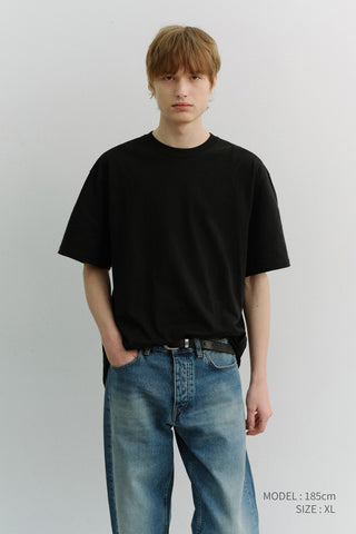 UNISEX LOOSE T-SHIRT BLACK