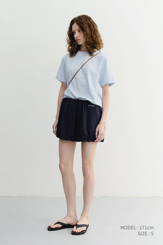 UNISEX CUPID ARCH LOGO T-SHIRT SOFT BLUE