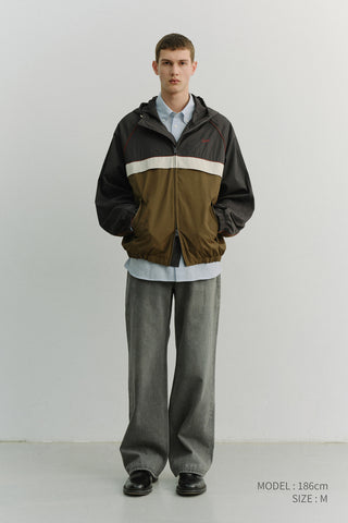 LOW RISE WIDE JEANS GREY