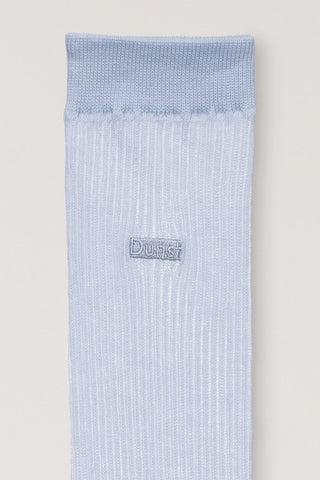 SHEER KNEE SOCKS PALE BLUE
