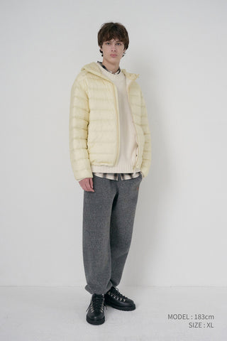 UNISEX BOUCLE JOGGER PANTS MELANGE GREY
