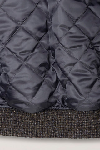UNISEX HARRINGTON WOOL BLOUSON BROWN