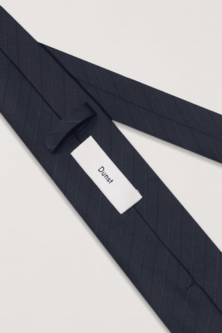 STRIPED TIE NAVY