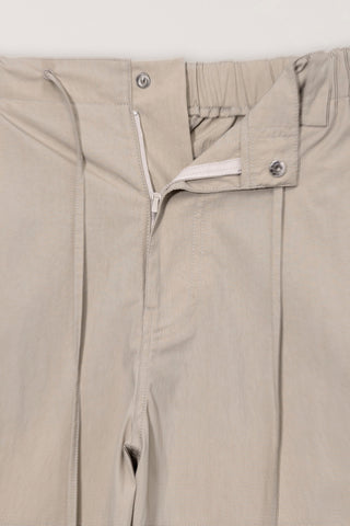 UTILITY PARACHUTE PANTS BEIGE