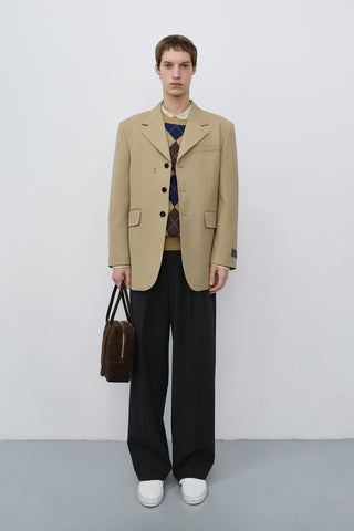 CLASSIC 28 SUEDE BAG DEEP BROWN