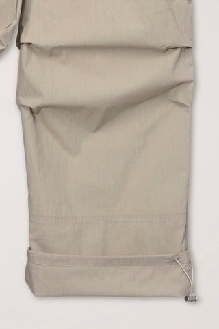 UTILITY PARACHUTE PANTS BEIGE