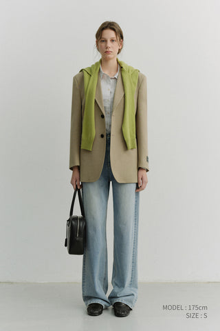 RELAXED WIDE JEANS LIGHT BLUE