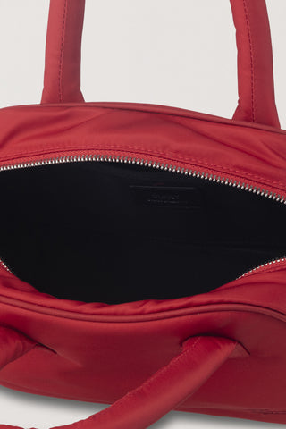NYLON BOSTON TOTE BAG RED