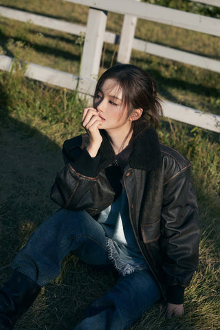 [SULLYOON PICK] REFINED FLARED JEANS CLASSIC BLUE