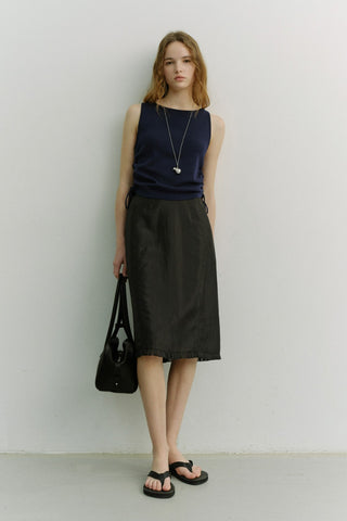 LAYERING KNIT TOP NAVY