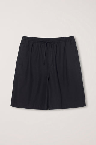 UNISEX PAJAMA BERMUDA SHORTS BLACK