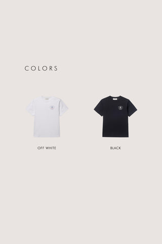 UNISEX CUPID ARCH BACK LOGO T-SHIRT BLACK