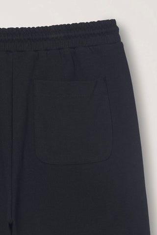 UNISEX LOGO SWEAT SHORTS BLACK