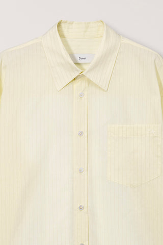 UNISEX SUMMER BREEZE STRIPED OVERSHIRT BUTTER