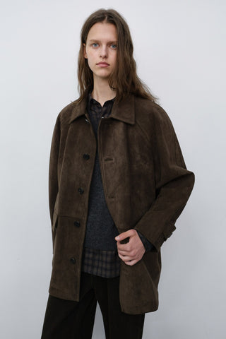 UNISEX LILY ALTER-SUEDE HALF JACKET ETOUPE KHAKI