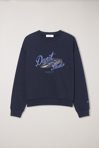 UNISEX VINYL SWEATSHIRT FRENCH NAVY