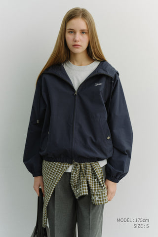 UNISEX LOGO WINDBREAKER NAVY