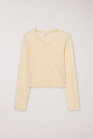 ESSENTIAL PETIT V-NECK T-SHIRT BUTTER