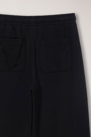 SUMMER WIDE JOGGER PANTS BLACK