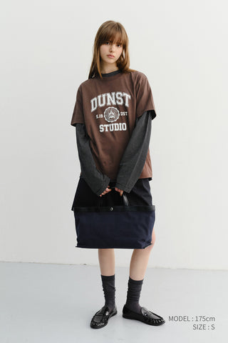 UNISEX CLASSIC LOGO T-SHIRT BROWN