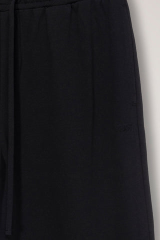 SUMMER WIDE JOGGER PANTS BLACK