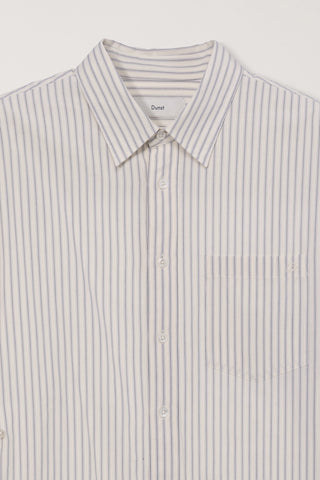 UNISEX 2-WAY OVERSIZED STRIPED SHIRT IVORY STRIPE