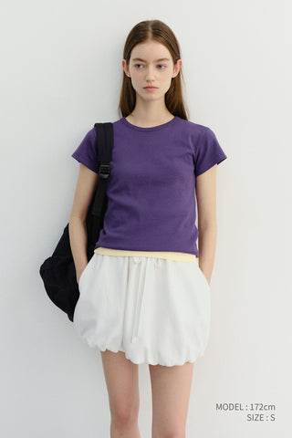 ESSENTIAL T-SHIRT PLUM