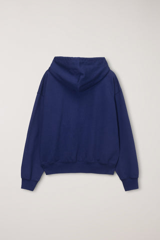 UNISEX GARMENT DYED HOODIE NAVY