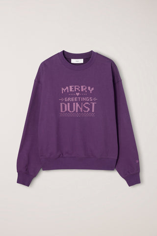 UNISEX PIXEL SWEATSHIRT PURPLE