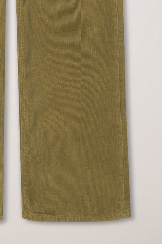 90S WIDE CORDUROY JEANS OLIVE GREEN