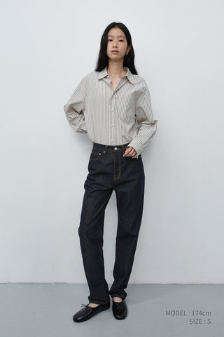 ESSENTIAL STRAIGHT JEANS RAW BLUE