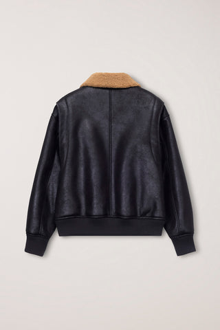UNISEX VOLUME AVIATOR BLOUSON BLACK