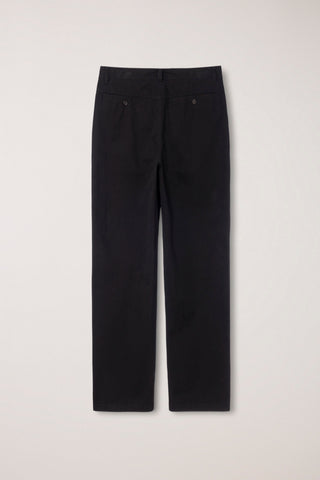STRAIGHT CHINO SLACKS BLACK