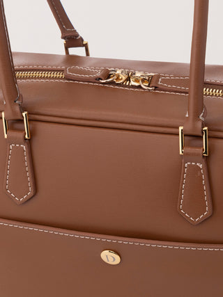 CLASSIC 28 LEATHER BAG TAN