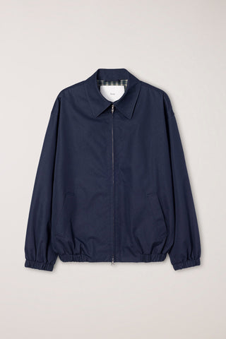 UNISEX COLLARED BLOUSON JACKET NAVY