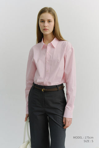 UNISEX SOFT POPLIN SHIRT SOFT PINK
