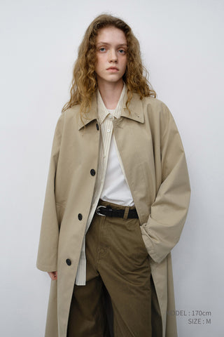 UNISEX REFINED MAC COAT BEIGE