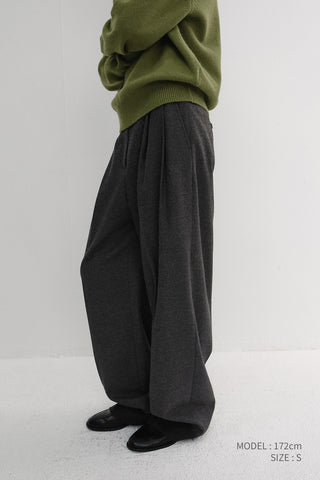 WINTER FLANNEL SLACKS CHARCOAL GREY