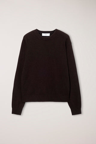 UNISEX ESSENTIAL CREWNECK SWEATER BROWN
