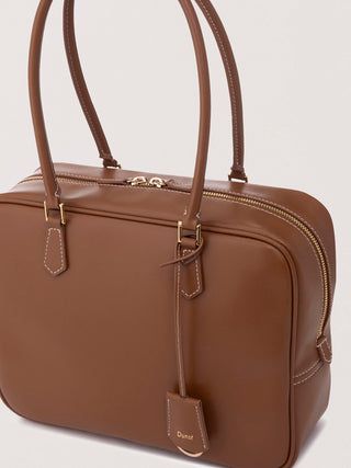 CLASSIC 28 LEATHER BAG TAN