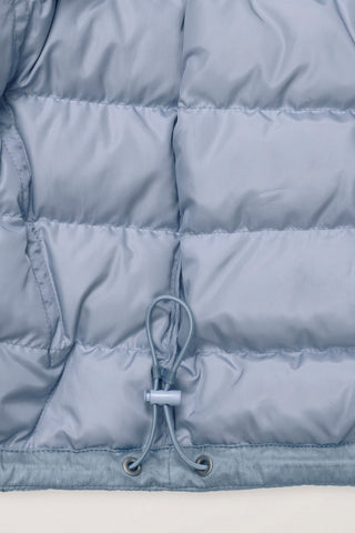 UNISEX LIGHT GOOSE DOWN JACKET GREYISH BLUE