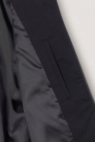 UNISEX VOLUME HARRINGTON JACKET BLACK