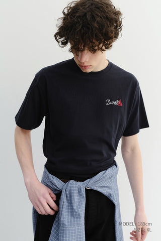 UNISEX MARINE LOGO T-SHIRT FRENCH NAVY